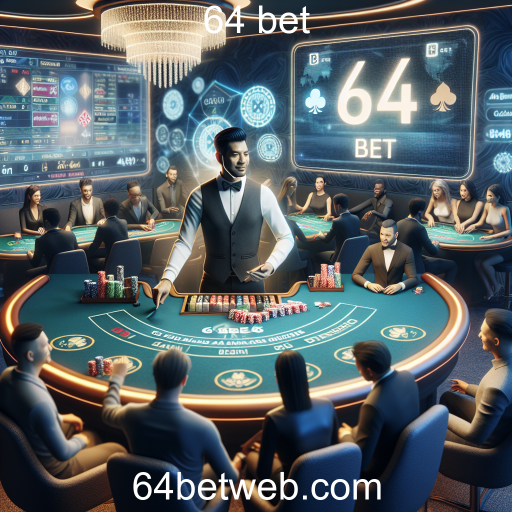 A Emoção do Cassino Ao Vivo no 64 Bet